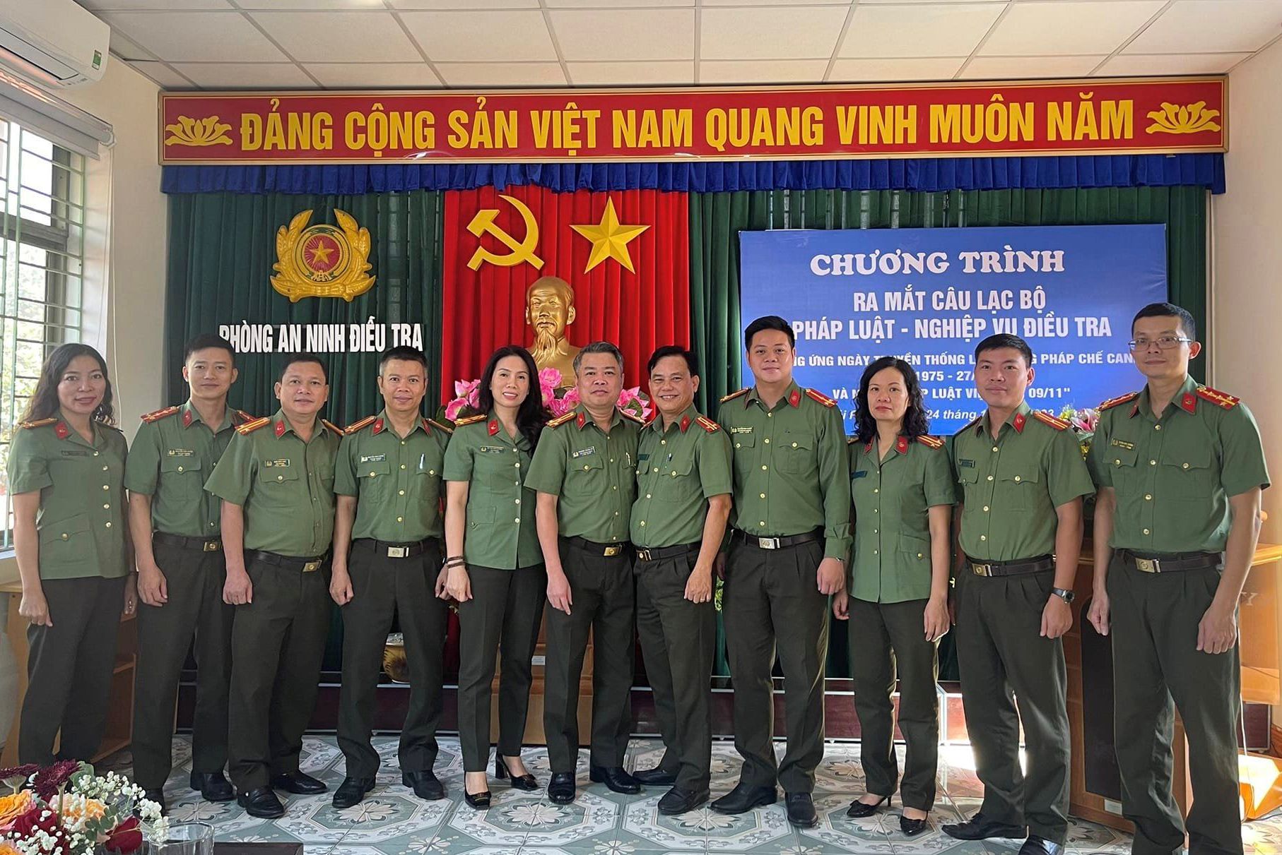 Phòng An ninh điều tra - CATP: Ra mắt Câu lạc bộ 